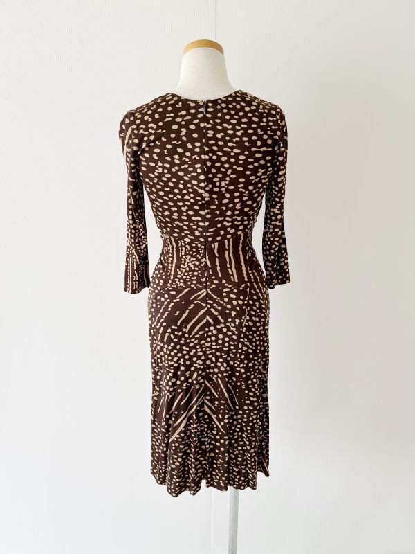 画像3: 1点のみ即発！Issa London イッサロンドン  Knot Front Silk Dress  52401 (3)