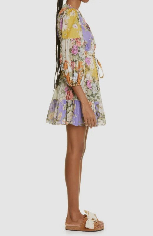 画像2: セール！【Chrissy Teigen愛用】Zimmermann ジマーマン 　Pattie Wrap Minidress (2)