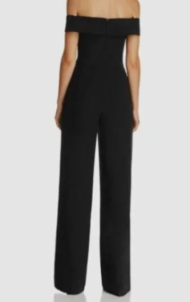 画像3: Black Halo  yoli オフショルダージャンプスーツ ブラック (3)