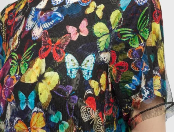 画像3: Alice + Olivia アリスアンドオリビア   Dreema Tulle Overlay Minidress (3)