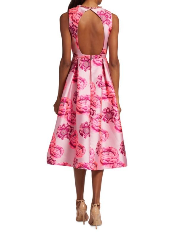 画像2: セール！【ニッキーヒルトン愛用】Alice + Olivia アリスアンドオリビア　  Cherra Floral Midi-Dress  05032 (2)