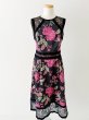 画像4: Tadashi Shoji タダシショージ   Sleeveless Floral Print Midi Dress　ピンク系  82601 (4)