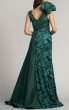 画像2: 【アンミカさん愛用】Tadashi Shoji タダシショージ   STRAUSS DRAPED GOWN　グリーン系 (2)