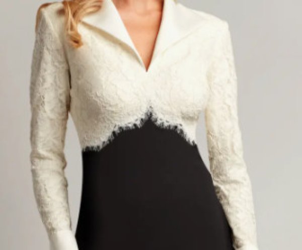 画像3: Tadashi Shoji タダシショージ DEACON  Dress  ブラック、ホワイト (3)