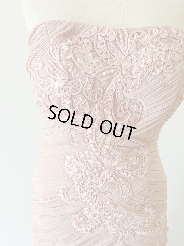 画像5: 即発！【平野綾さんに衣装提供】Sue Wong スーウォン  Beaded Tiered Chiffon Ruched Gown  10201 (5)