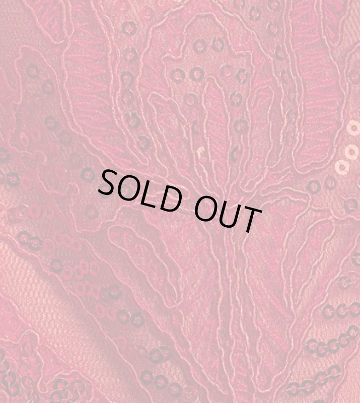 画像3: セール！Tadashi Shoji タダシショージ  ROMILLY SHOULDER RUFFLE GOWN  レッド系  10102 (3)