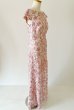 画像4: セール！Tadashi Shoji タダシショージ    FLOYD EMBROIDERED TULLE GOWN　ピンク系  10111 (4)