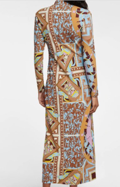 画像3: 限定販売!【北川景子さん着用】Tory Burch トリーバーチ  Printed mockneck midi dress  12022 (3)