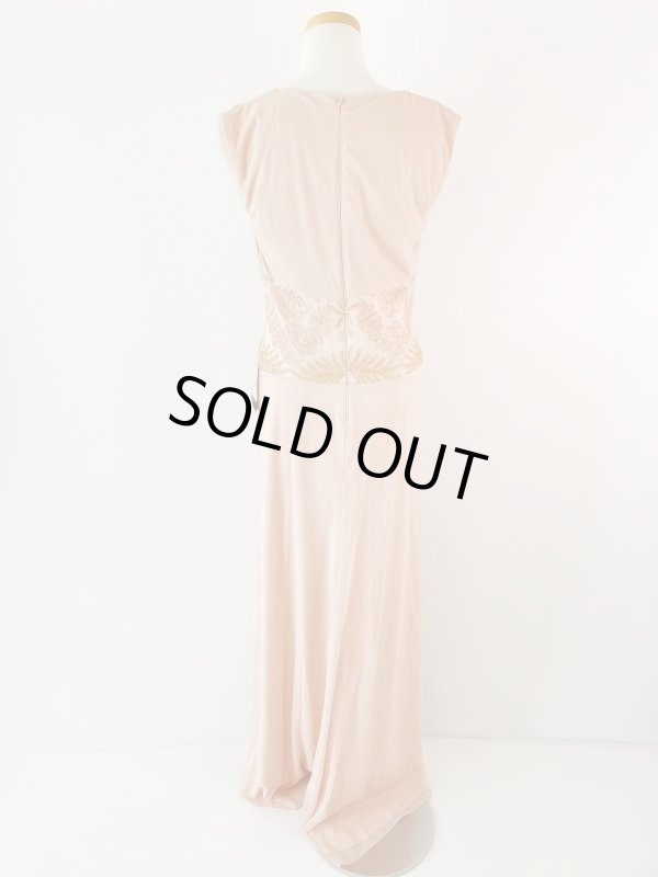 画像6: 1点のみ即発！Tadashi Shoji タダシショージ   Mesh & Corded Lace Gown ピンク系 (6)