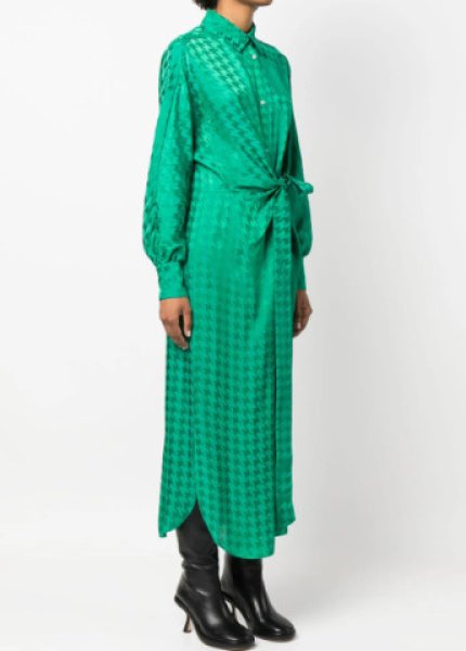 画像2: セール!【矢田亜希子さん、川栄李奈さん着用】MSGM  jacquard-patterned shirtdress  11304 (2)