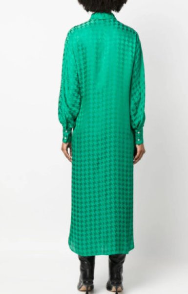 画像3: セール!【矢田亜希子さん、川栄李奈さん着用】MSGM  jacquard-patterned shirtdress  11304 (3)