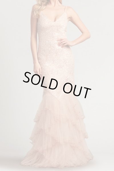 画像4: セール!Tadashi Shoji タダシショージ    ボレロ付き MARIT TIERED GOWN ピンク系 (4)