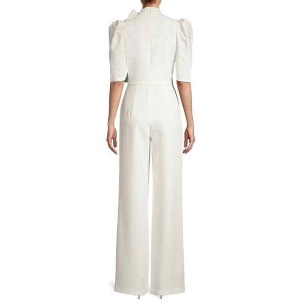 画像2: 【 Jill Martin愛用】Black Halo  Ara ジャンプスーツ ホワイト系  10241 (2)