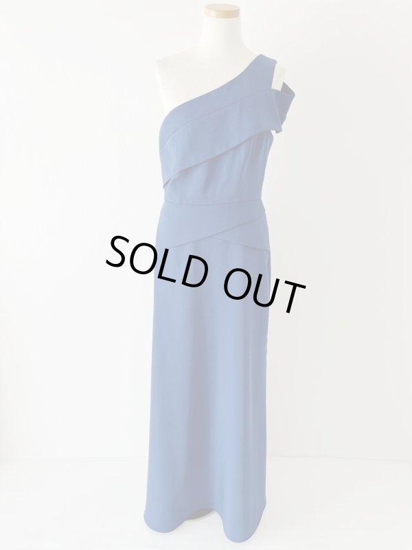 画像5: 1点のみ即発！【ドラマ使用】BCBGMaxAzria　　Annely one shoulder gown ネイビー  11132 (5)