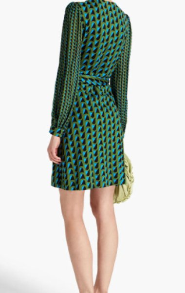 画像2: Diane von Furstenberg  ダイアンフォンファステンバーグ    Gala wrap dress (2)
