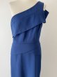 画像6: 1点のみ即発！【ドラマ使用】BCBGMaxAzria　　Annely one shoulder gown ネイビー  11132 (6)