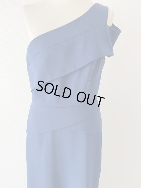 画像6: 1点のみ即発！【ドラマ使用】BCBGMaxAzria　　Annely one shoulder gown ネイビー  11132 (6)