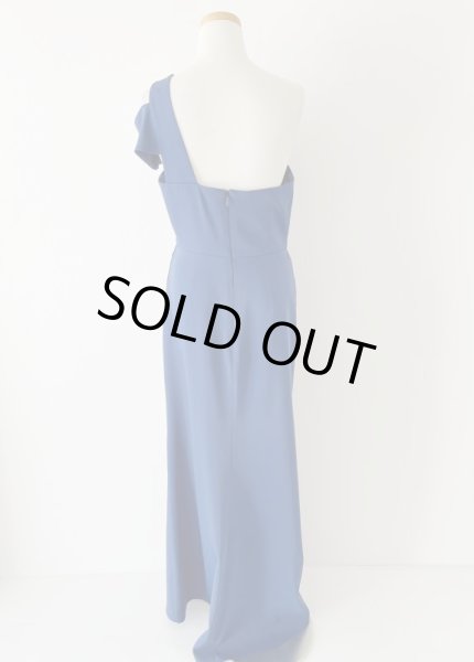 画像8: 1点のみ即発!【ドラマ使用】BCBGMaxAzria  Annely one shoulder gown ネイビー  11132 (8)