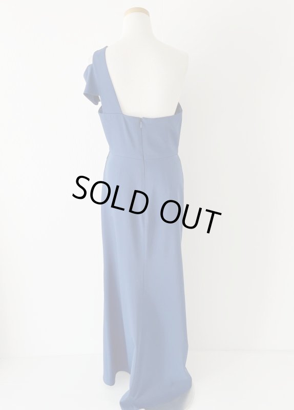 画像8: 1点のみ即発！【ドラマ使用】BCBGMaxAzria　　Annely one shoulder gown ネイビー  11132 (8)