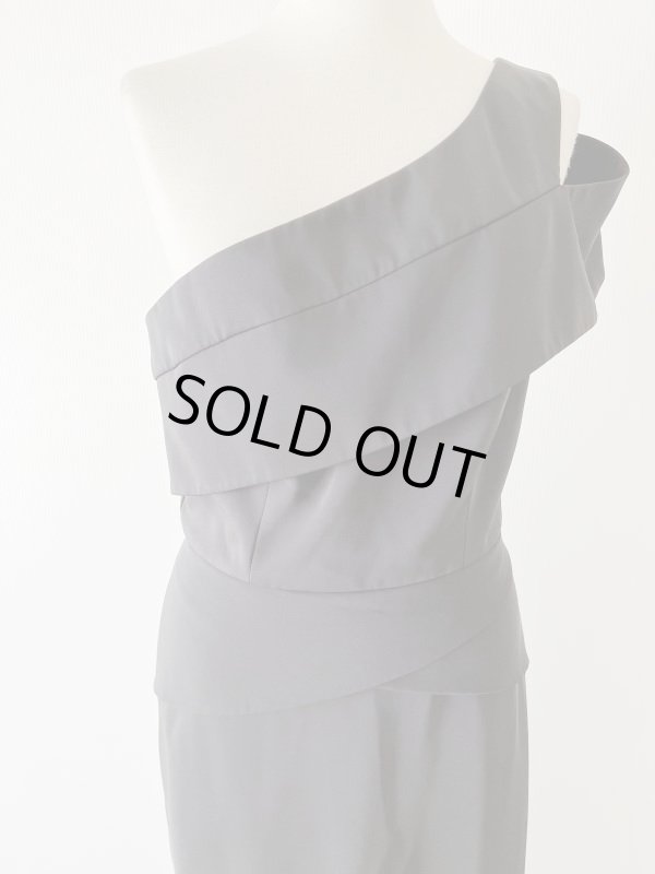 画像6: 1点のみ即発！【王林さん、みちょぱさんに衣装協力】BCBGMaxAzria　　Annely one shoulder gown ブラック  11131 (6)