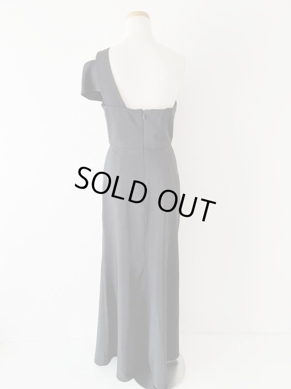 画像8: 1点のみ即発！【王林さん、みちょぱさんに衣装協力】BCBGMaxAzria　　Annely one shoulder gown ブラック  11131 (8)