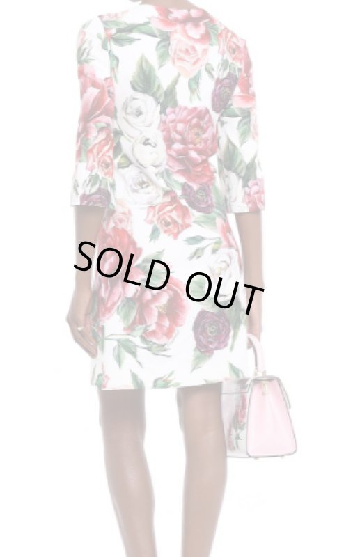 画像4: 限定セール販売！Dolce & Gabbana ドルチェ＆ガッバーナ　ピオニー柄ドレス (4)