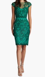 Tadashi Shoji タダシショージ スパンコールレースカクテル