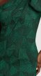 画像3: 【みちょぱさん、宇賀なつみさん着用】Tadashi Shoji  タダシショージ　Puff-One Shoulder Dress　グリーン系   (3)