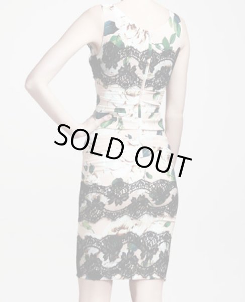 画像2: セール！【ソン・テヨン愛用】Dolce & Gabbana ドルチェ&ガッバーナ   Lace-Applique Ruched Dress (2)