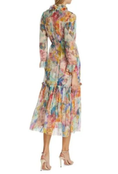 画像3: 限定セール! Zimmermann ジマーマン High Tide Floral Silk Midi Dress  20301 (3)