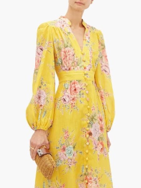 画像3: セール!【矢田亜希子さん着用】Zimmermann ジマーマン  zinnia Floral Print Dress (3)