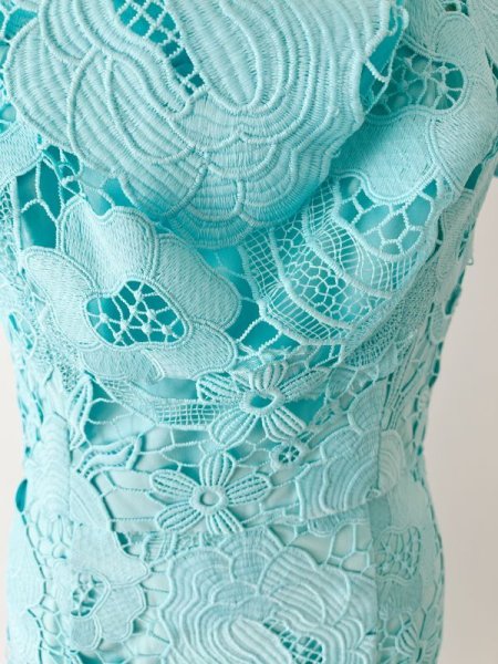 画像7: セール!Black Halo ブラックヘイロー  Jackie O Dress    Botanic Aqua  12231 (7)