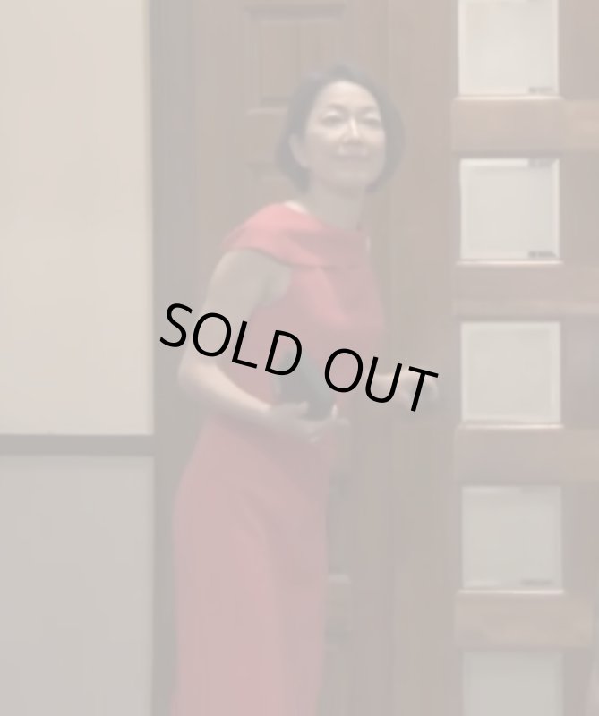 画像2: 即発！【ドラマ「幽遊白書」、羽田美智子さんに衣装協力】Rachel Roy　  ドレープネックドレス  12142 (2)