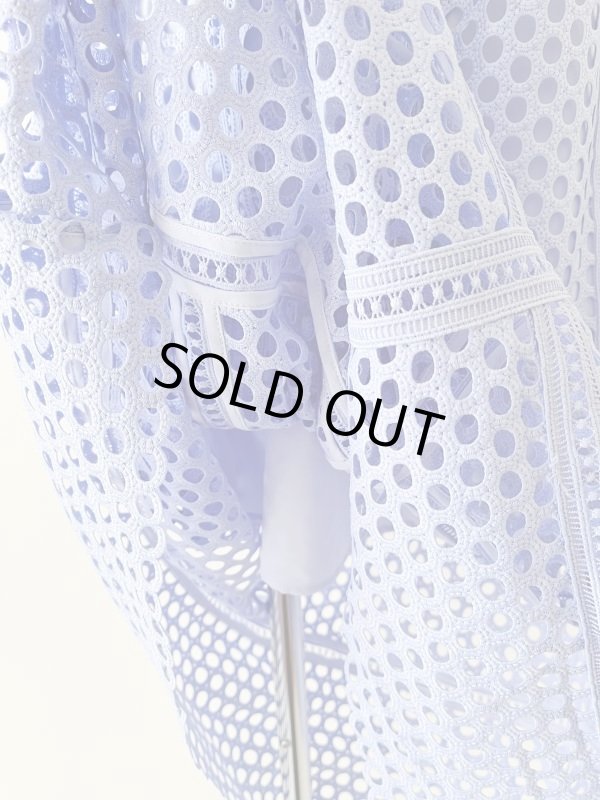 画像9: 1点のみ即発！【パリスヒルトン愛用】Self Portrait　セルフポートレート　Guipure Lace-Patterned Midi-Dress  41910 (9)