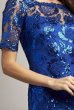 画像3: セール！Tadashi Shoji タダシショージ    AGA EMBROIDERED MIDI DRESS　ブルー (3)