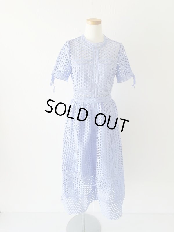 画像5: 1点のみ即発！【パリスヒルトン愛用】Self Portrait　セルフポートレート　Guipure Lace-Patterned Midi-Dress  41910 (5)