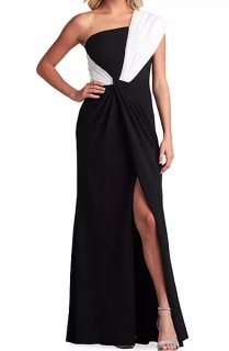 TADASHI SHOJI タダシ ショウジ 長袖 ツイストドレープドレス 4H4A5878.jpg