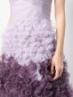 画像4: 【NiziU、アヤカさん着用】 Marchesa Notte マルケッサノッテ　グラデーションチュールドレス　パープル  12501 (4)