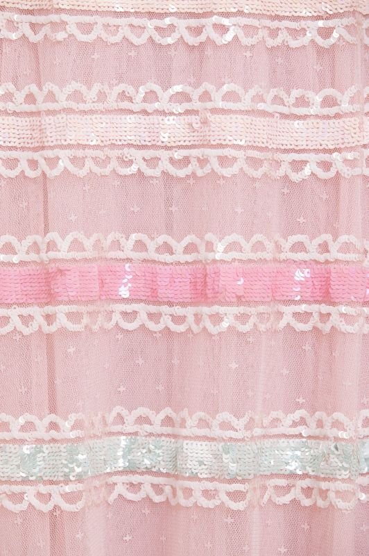 画像2: セール！Needle & Thread ニードル&スレッド　レインボーガウン　ピンク  22901 (2)