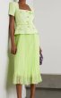 画像3: セール！Self Portrait　セルフポートレート  Belted Lace-Trimmed Pleated Chiffon Midi Dress  22904 (3)