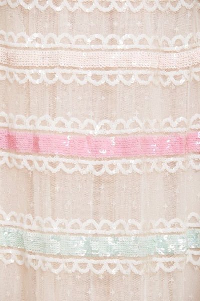 画像3: セール!Needle & Thread ニードル&スレッド レインボーガウン クリーム (3)