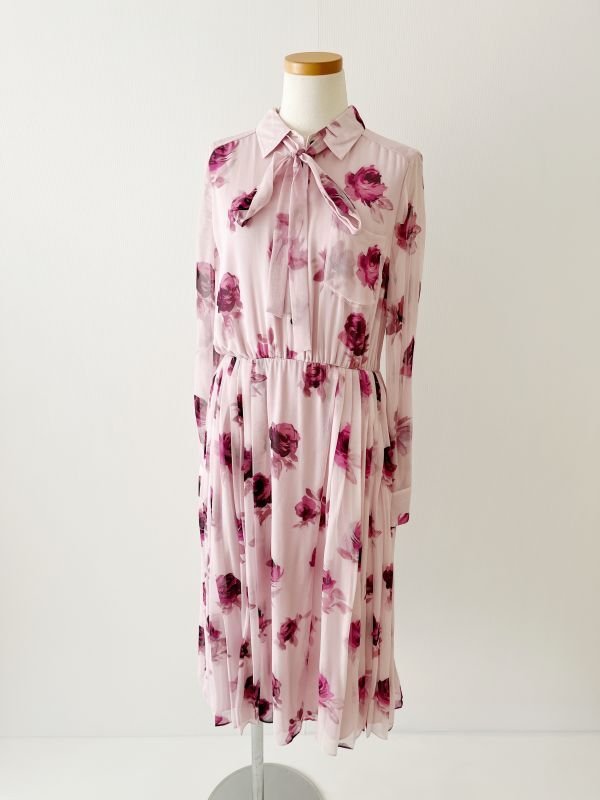 画像9: 即発！【キャサリン妃ご愛用】KATE SPADE New York ケイトスペード  encore rose pleat chiffon dress  20101 (9)