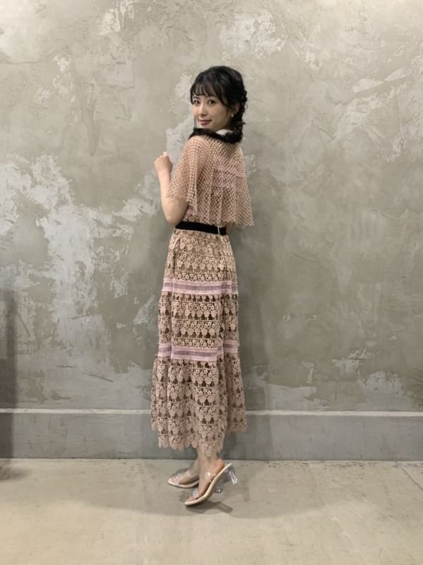 画像5: 【白石聖さんに衣装提供、ピッパミドルトンさんご愛用】Self Portrait　セルフポートレート　Floral-vine lace dress  20202 (5)