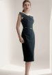 画像1: 【メーガン妃、イヴァンカトランプ他愛用、ドラマ使用】Black Halo Jackie O Dress　ブラック (1)