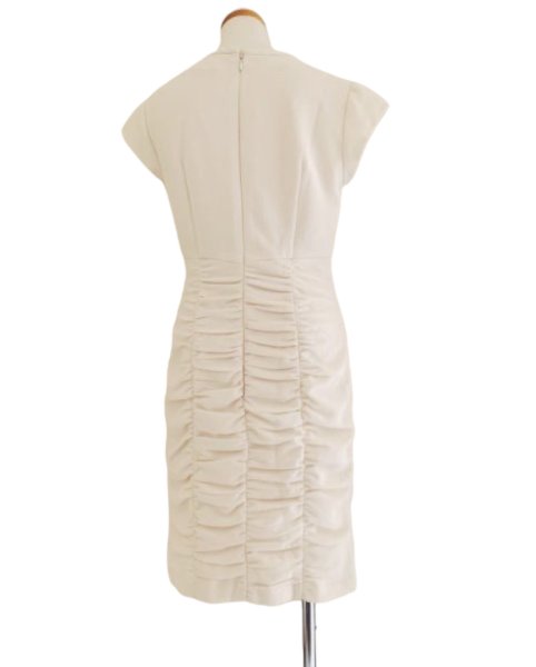 画像3: セール!即発【Kelly Rutherford愛用】Nanette Lepore ナネットレポー    Cosmic Crepe Dress クリーム (3)