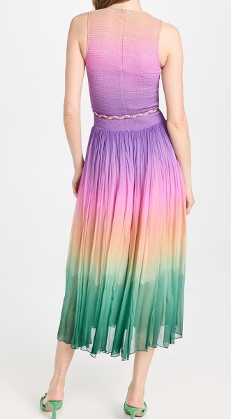 画像3: セール!【ニッキーヒルトン愛用】Zimmermann ジマーマン Cira  Ombre Midi Dress  32401 (3)