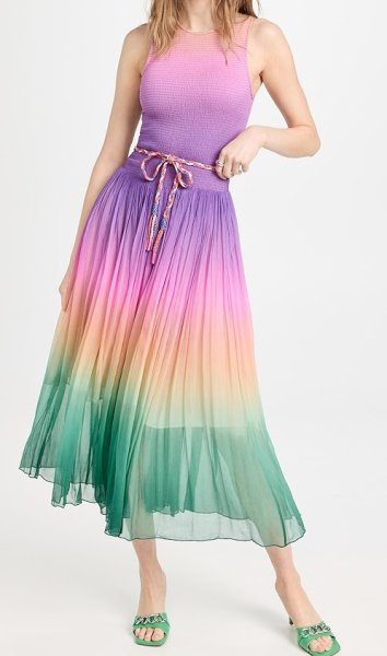 画像2: セール!【ニッキーヒルトン愛用】Zimmermann ジマーマン Cira  Ombre Midi Dress  32401 (2)