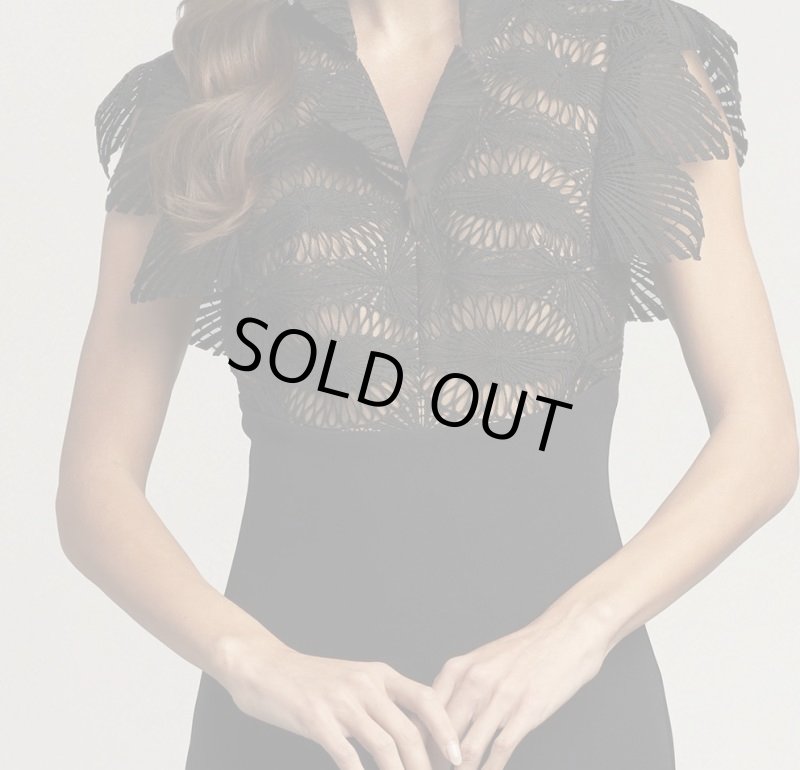 画像2: セール！ Tadashi Shoji  タダシショージ　LITA  GOWN ブラック (2)