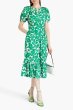画像1: Diane von Furstenberg 　ダイアンフォンファステンバーグ　Lindy printed midi dress  41804 (1)