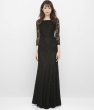 画像1: 再販売！【キャサリン妃ご愛用】Diane von Furstenberg　　Zarita Lace Gown ブラック  32901 (1)